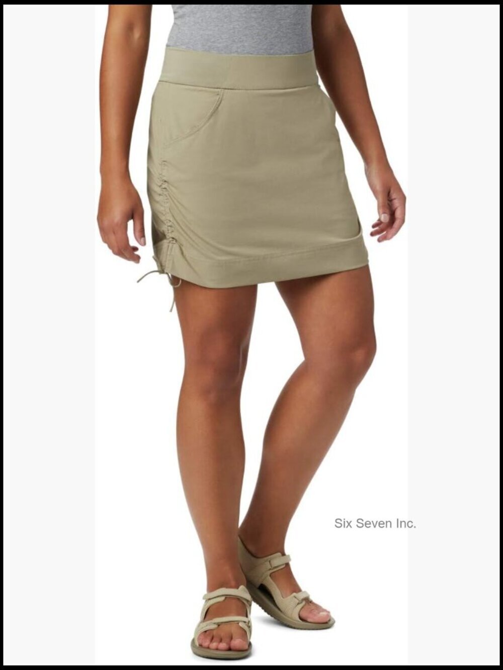 Skort with UV Protection, Water Resistant, 2-Way Stretch, Built-in Shorts